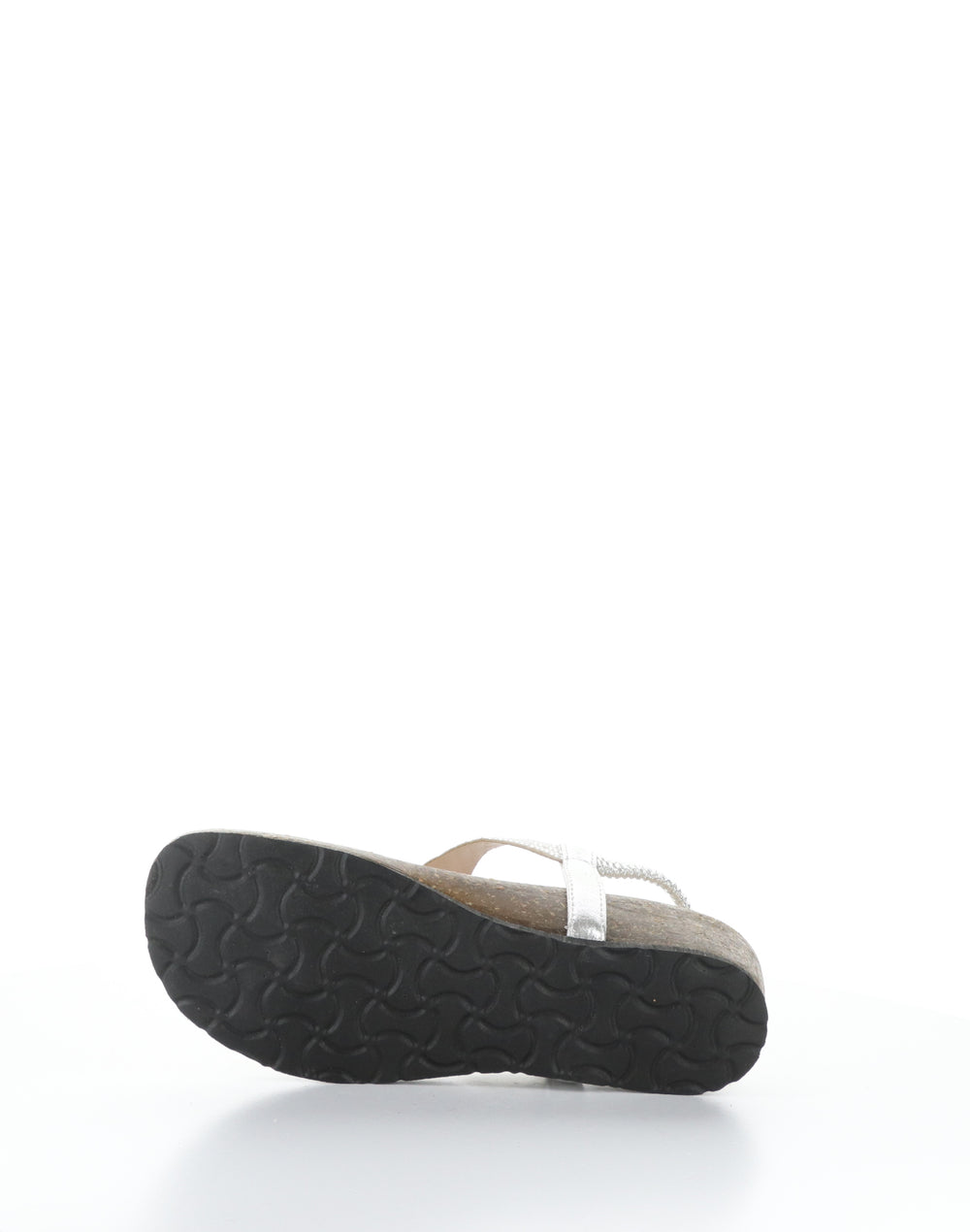 LILA SILVER Round Toe Sandals