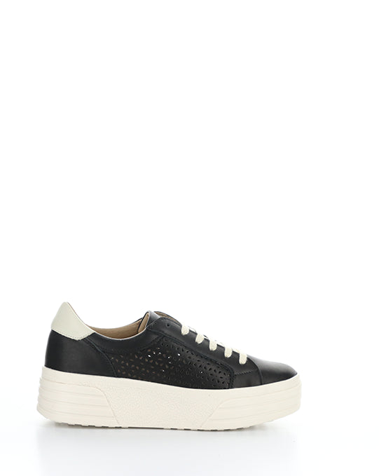 LOTTA BLACK/PEARL VERONA LEATHER