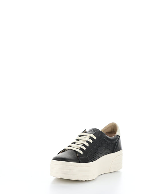 LOTTA BLACK/PEARL VERONA LEATHER