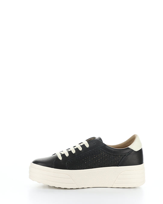 LOTTA BLACK/PEARL VERONA LEATHER