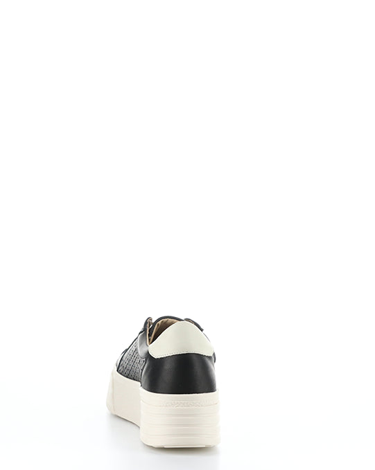 LOTTA BLACK/PEARL VERONA LEATHER