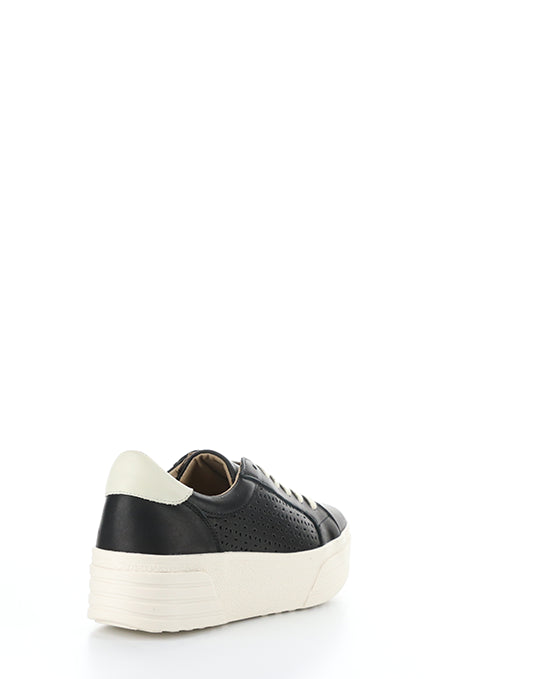 LOTTA BLACK/PEARL VERONA LEATHER