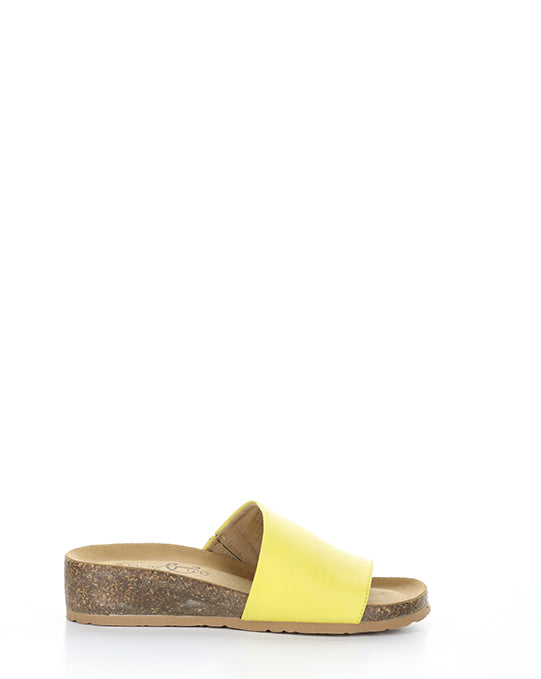 LUX Lemon Open Toe Mules