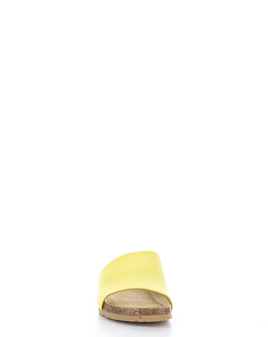 LUX Lemon Open Toe Mules