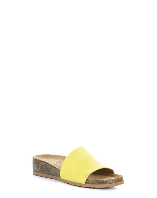 LUX Lemon Open Toe Mules