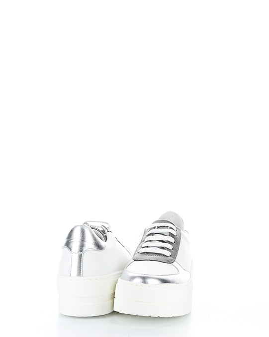 Maputo White/Silver/Pewter Lace-Up Shoes
