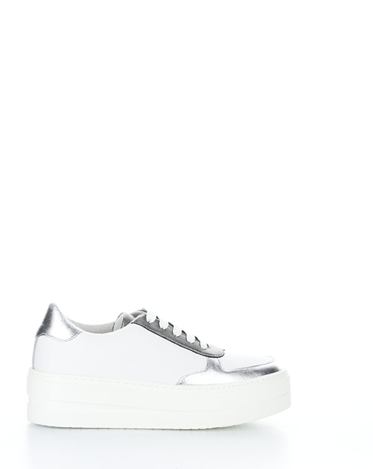 Maputo White/Silver/Pewter Lace-Up Shoes