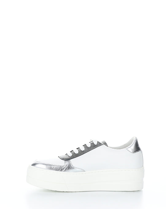 Maputo White/Silver/Pewter Lace-Up Shoes