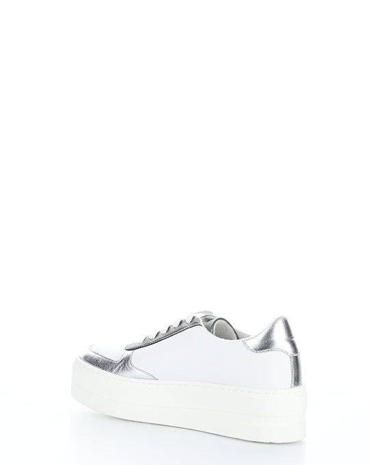 Maputo White/Silver/Pewter Lace-Up Shoes