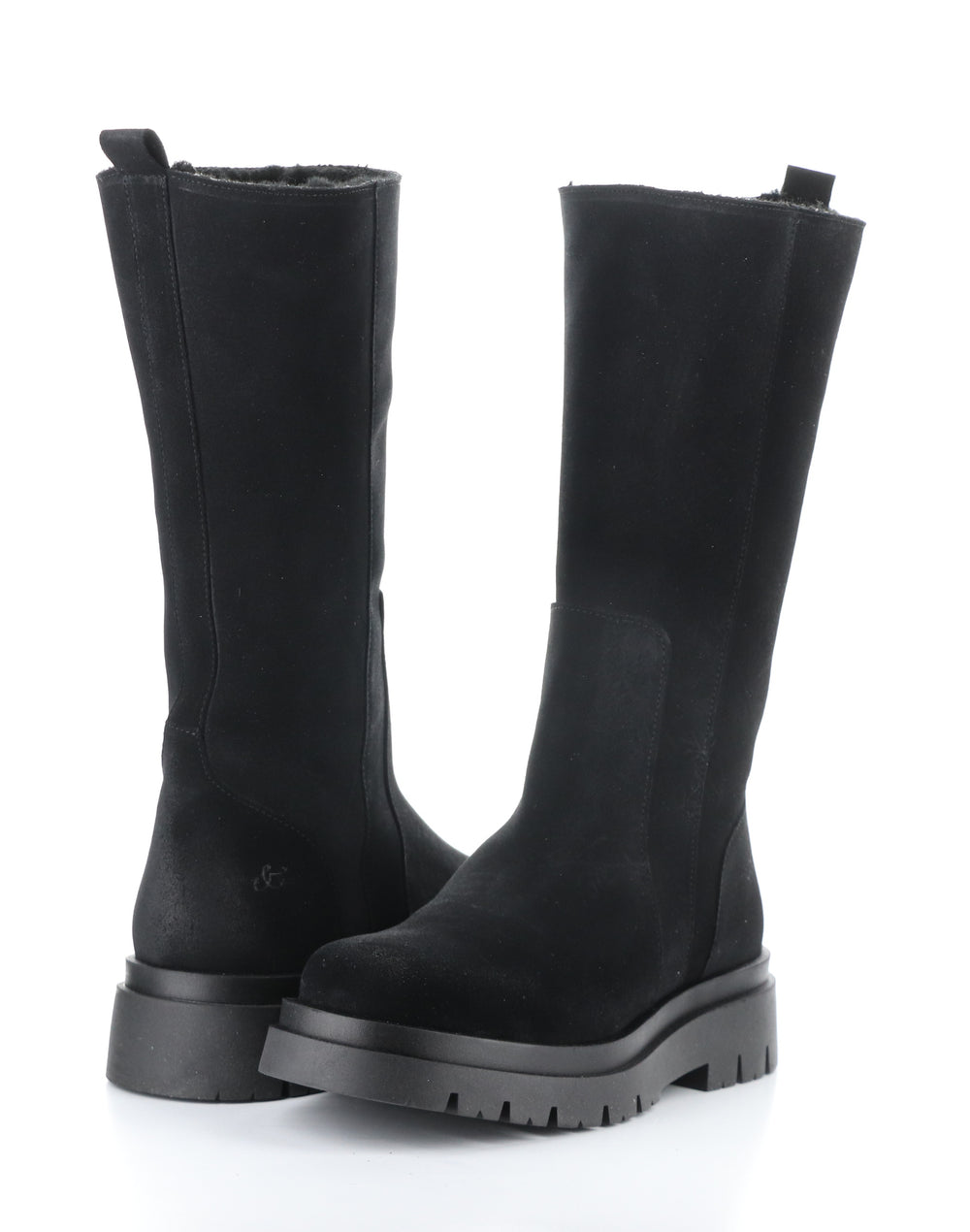 MARIE BLACK Round Toe Boots