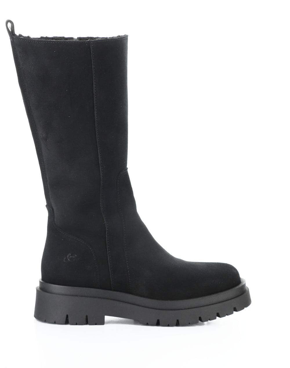 Marie Black Round Toe Boots