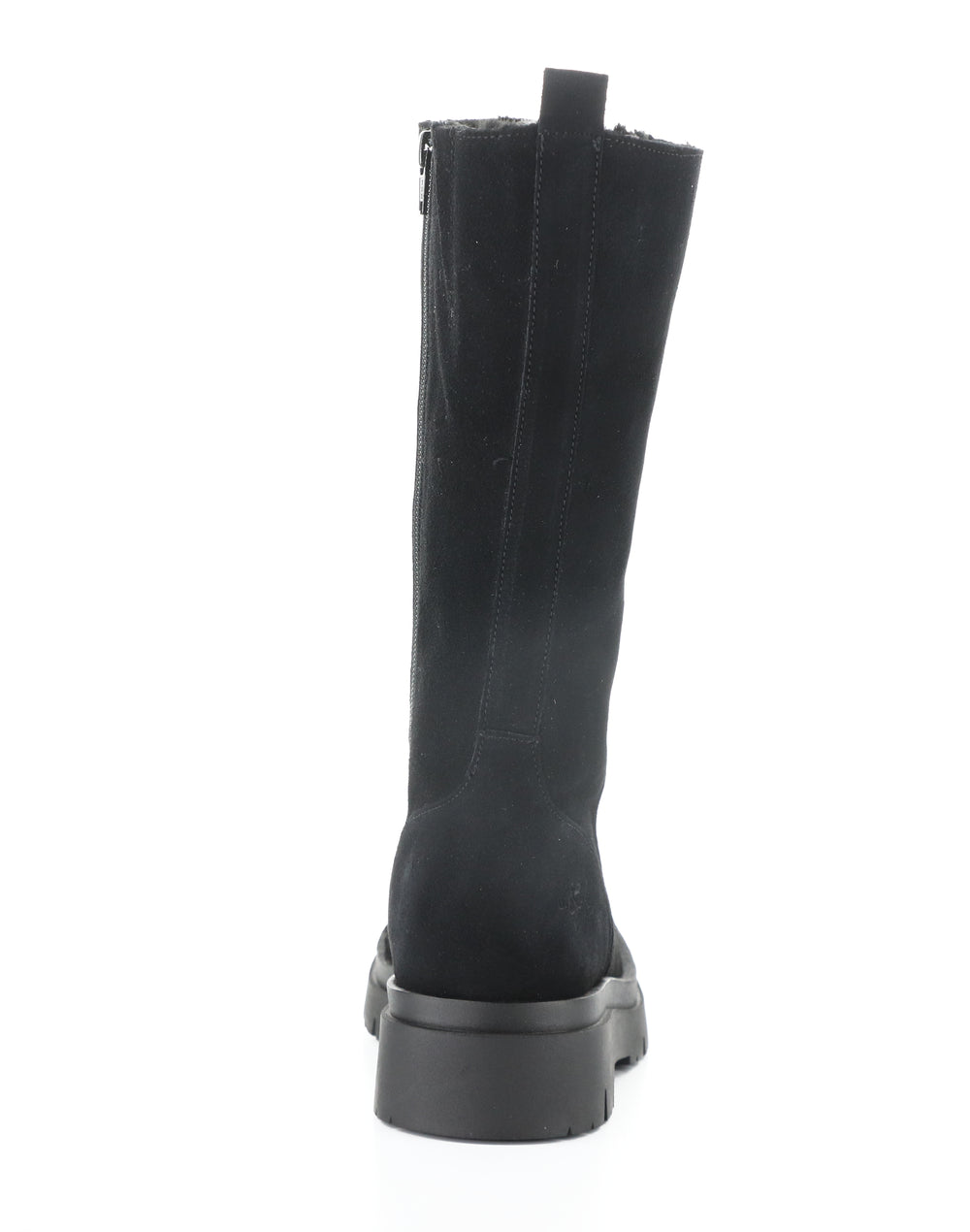 Marie Black Round Toe Boots