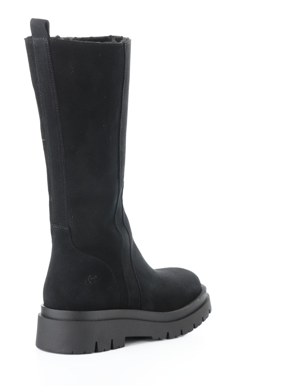 Marie Black Round Toe Boots