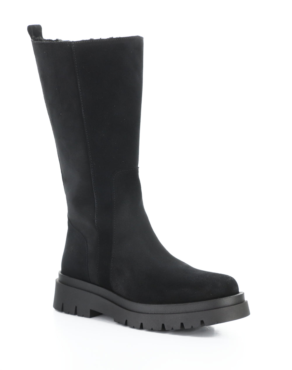 Marie Black Round Toe Boots