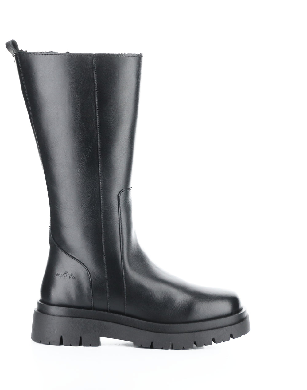 Marie Black Round Toe Boots