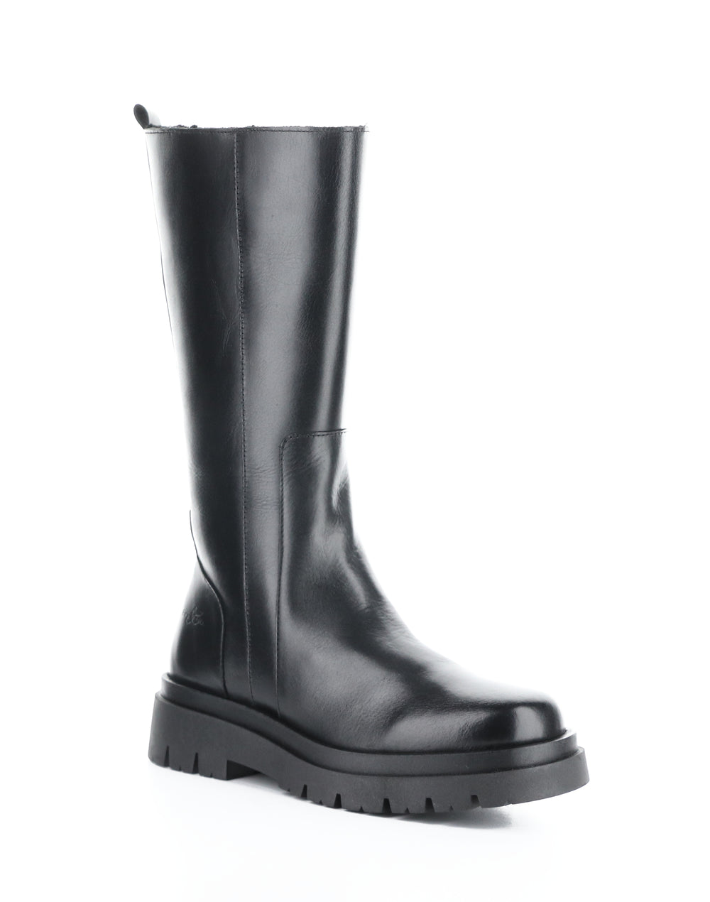 Marie Black Round Toe Boots
