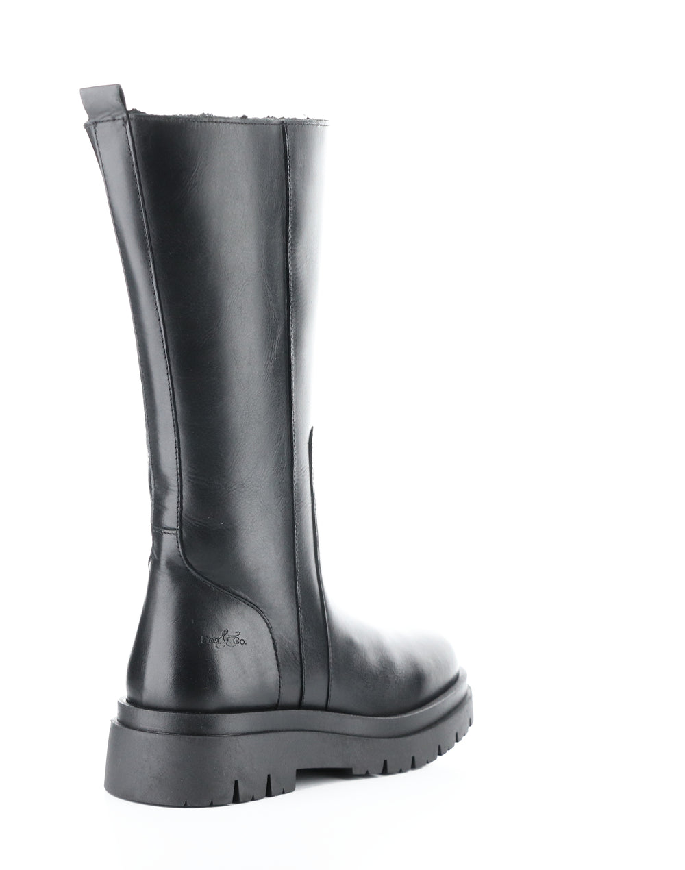 Marie Black Round Toe Boots