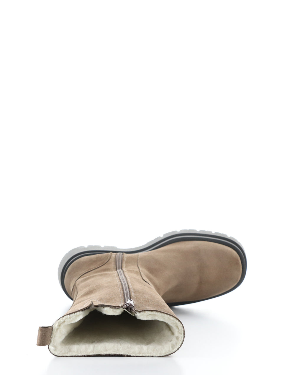 MARIE TAUPE Round Toe Boots