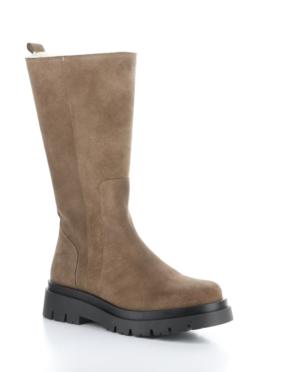 MARIE TAUPE Round Toe Boots
