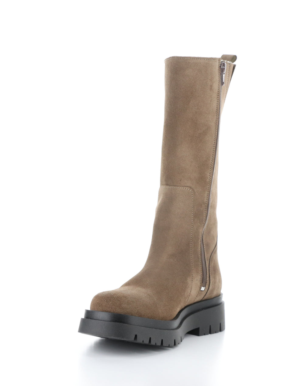 MARIE TAUPE Round Toe Boots