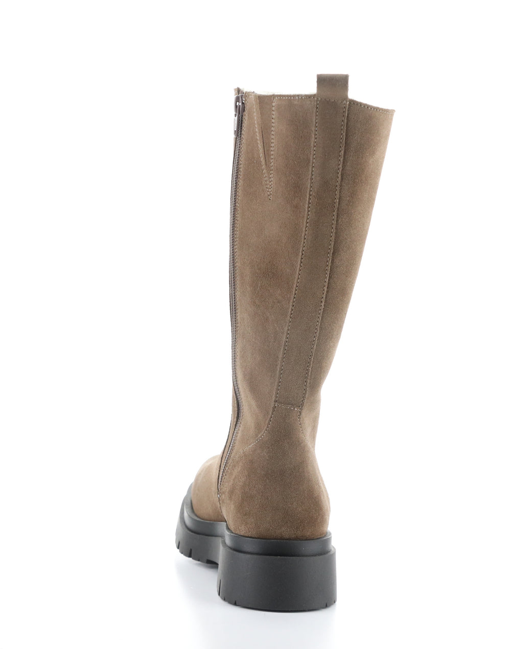 MARIE TAUPE Round Toe Boots