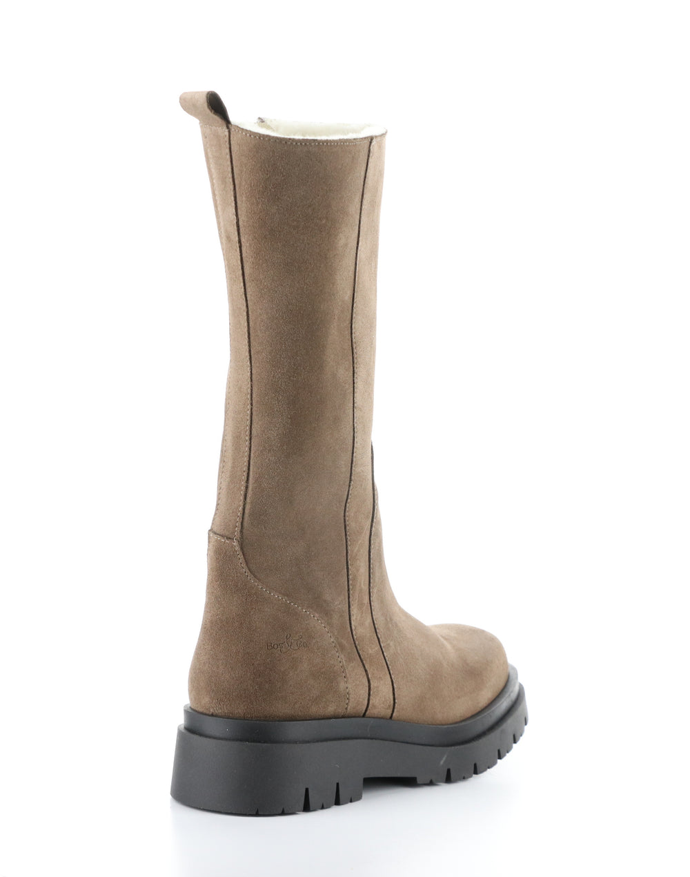 MARIE TAUPE Round Toe Boots