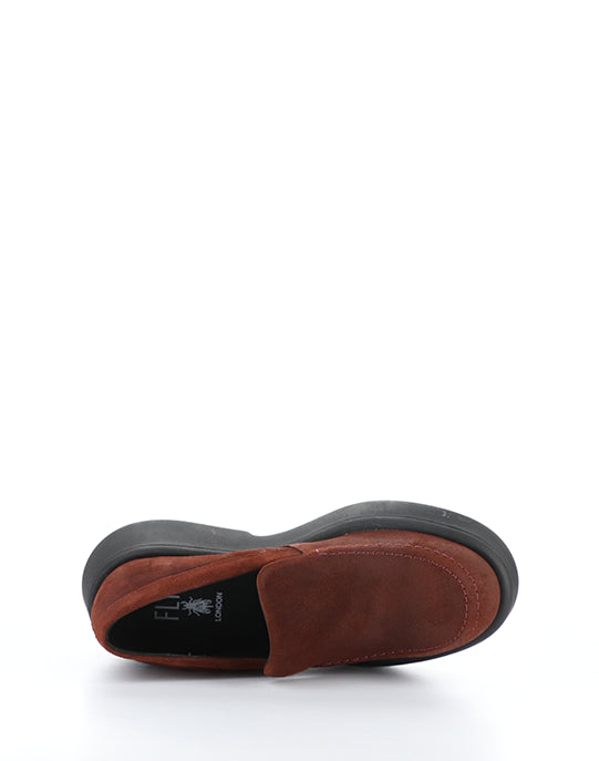 MARU158FLY 005 OXBLOOD OIL SUEDE