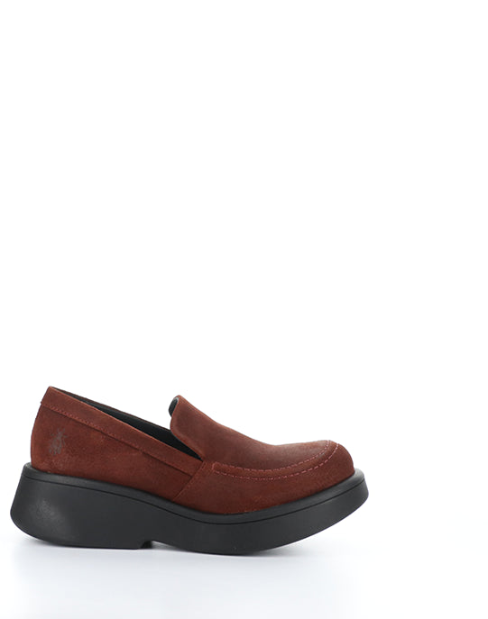 MARU158FLY 005 OXBLOOD OIL SUEDE