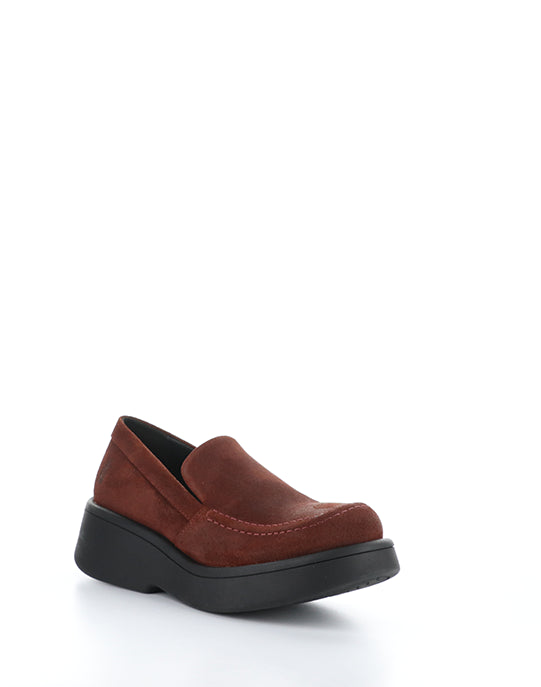 MARU158FLY 005 OXBLOOD OIL SUEDE