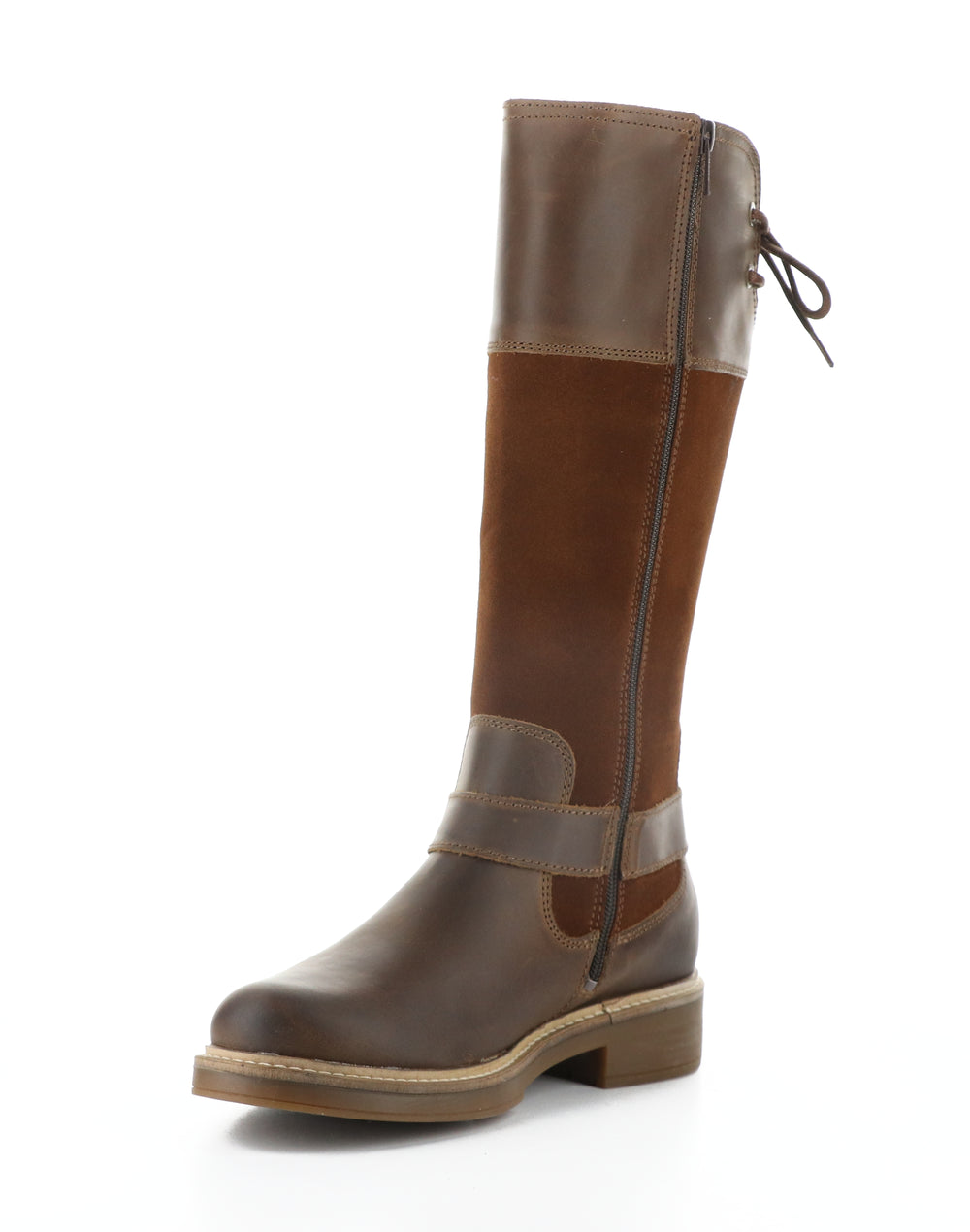 Mateo Camel/Nut/Camel Round Toe Boots