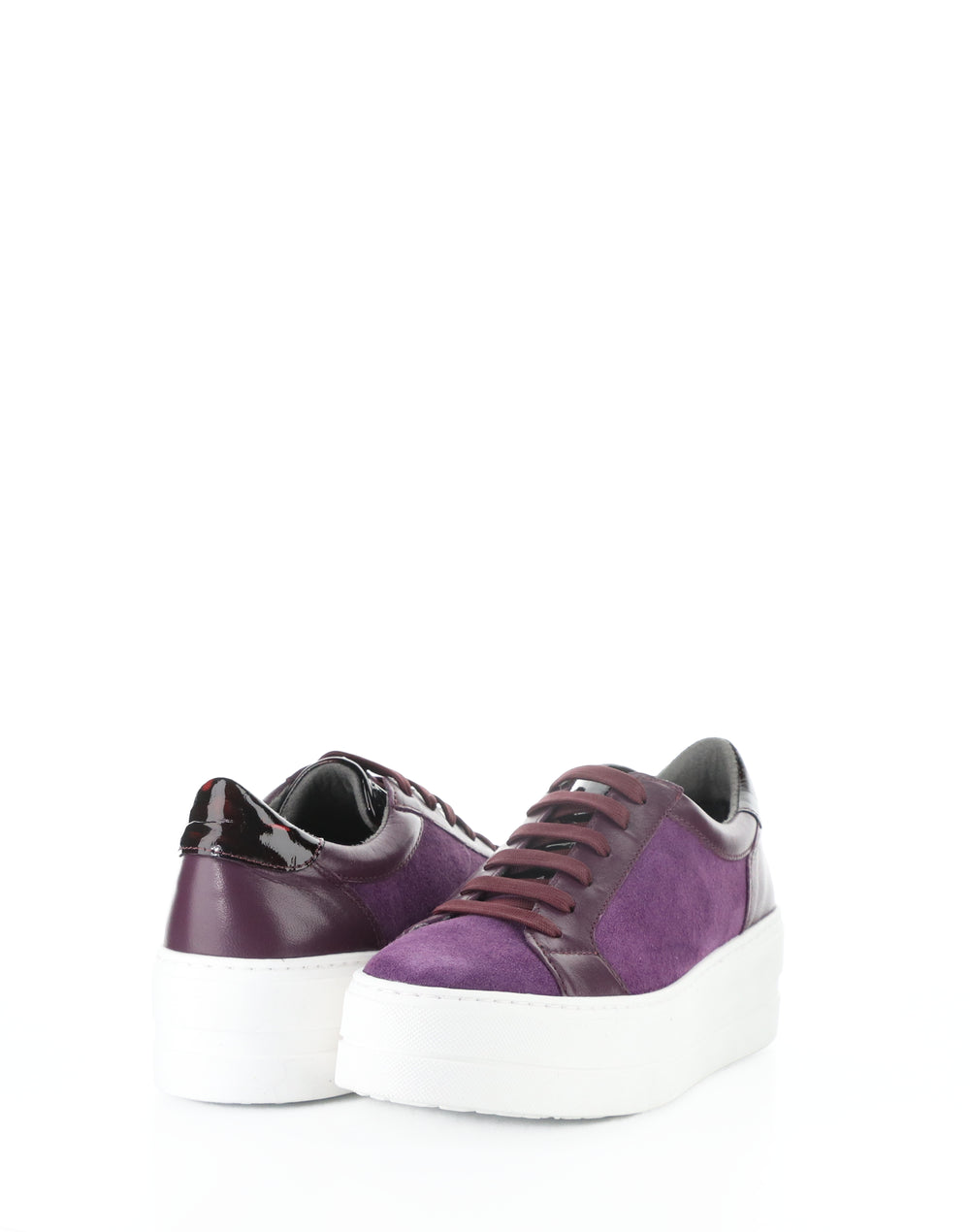 MAUDE MORADO/ PURPLE SUEDE/CORDERO/CHAROL FANTASY