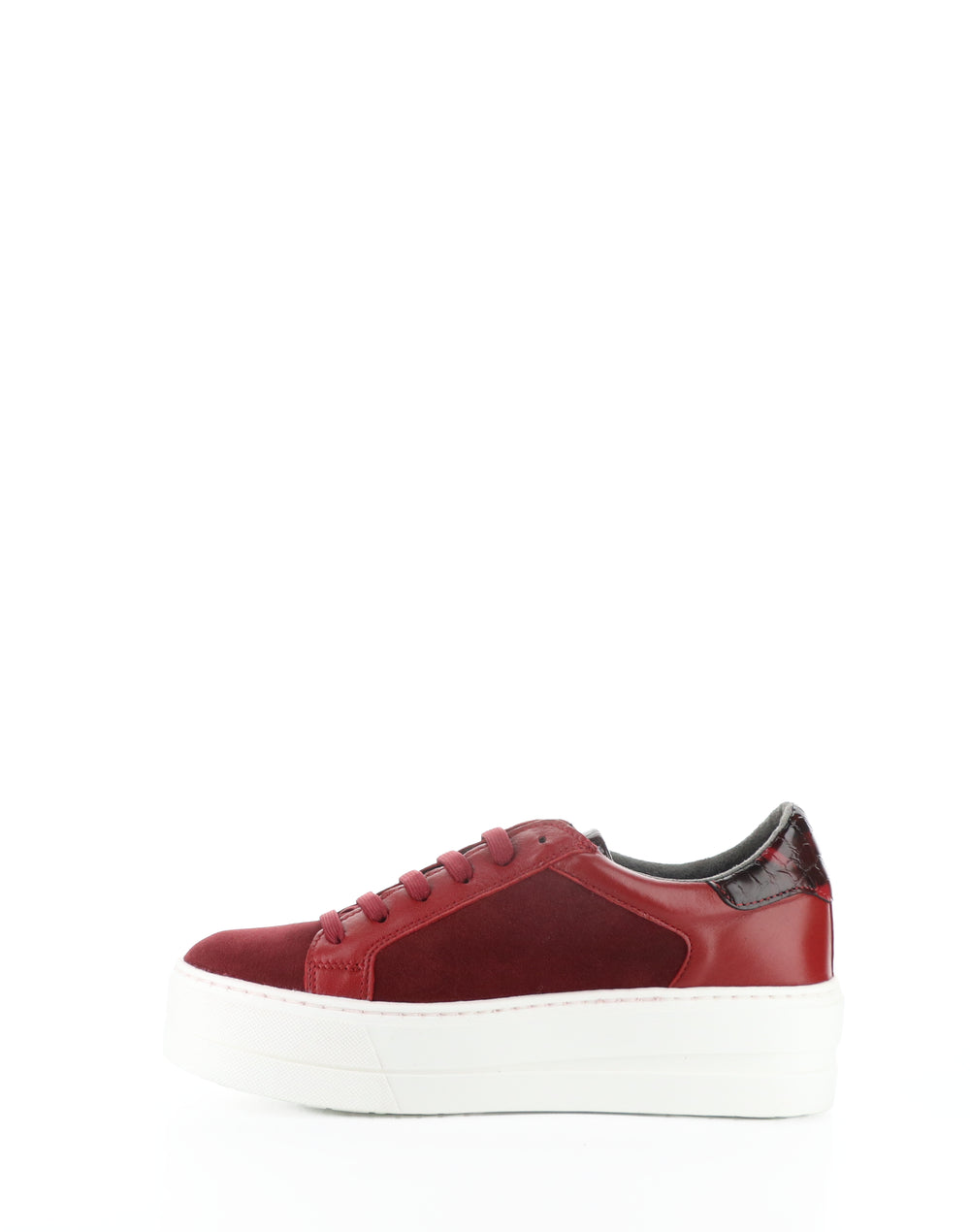MAUDE SANGRIA/ROJO SANGRE SUEDE/CORDERO/CHAROL FANTASY