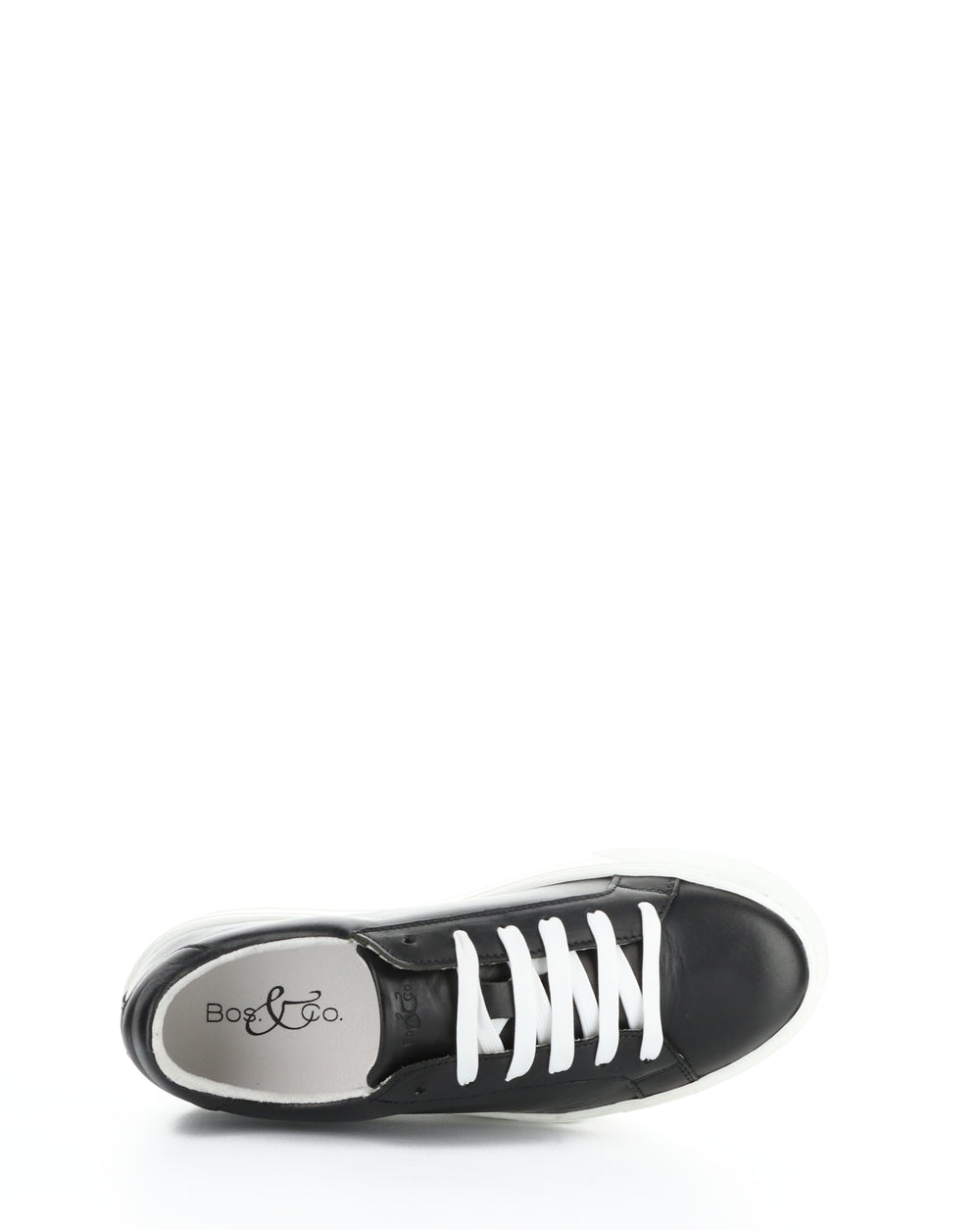 Maya Black/White Verona Leather