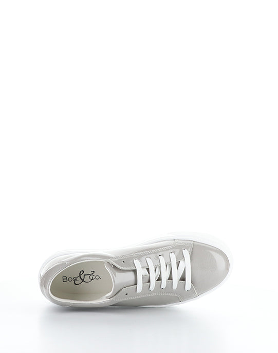 Maya Silver Grey Lace-Up Shoes