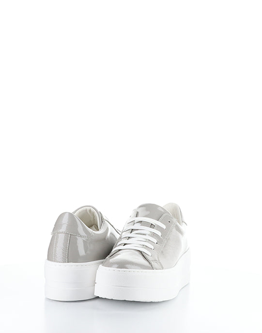 Maya Silver Grey Lace-Up Shoes