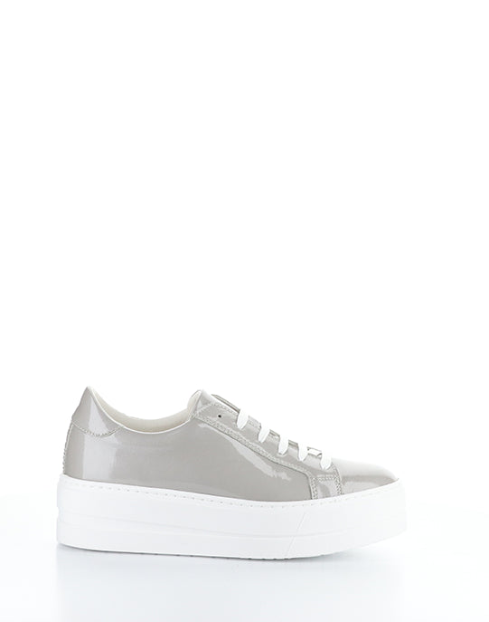 Maya Silver Grey Lace-Up Shoes