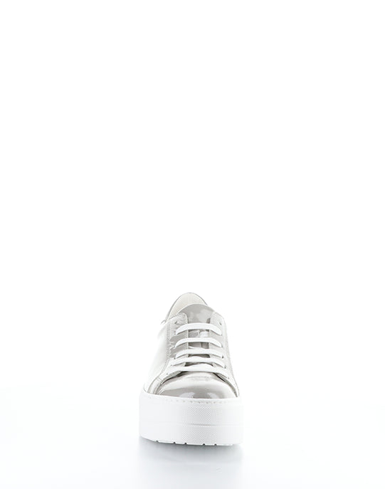 Maya Silver Grey Lace-Up Shoes