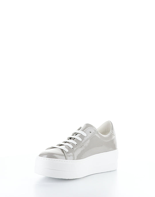 Maya Silver Grey Lace-Up Shoes