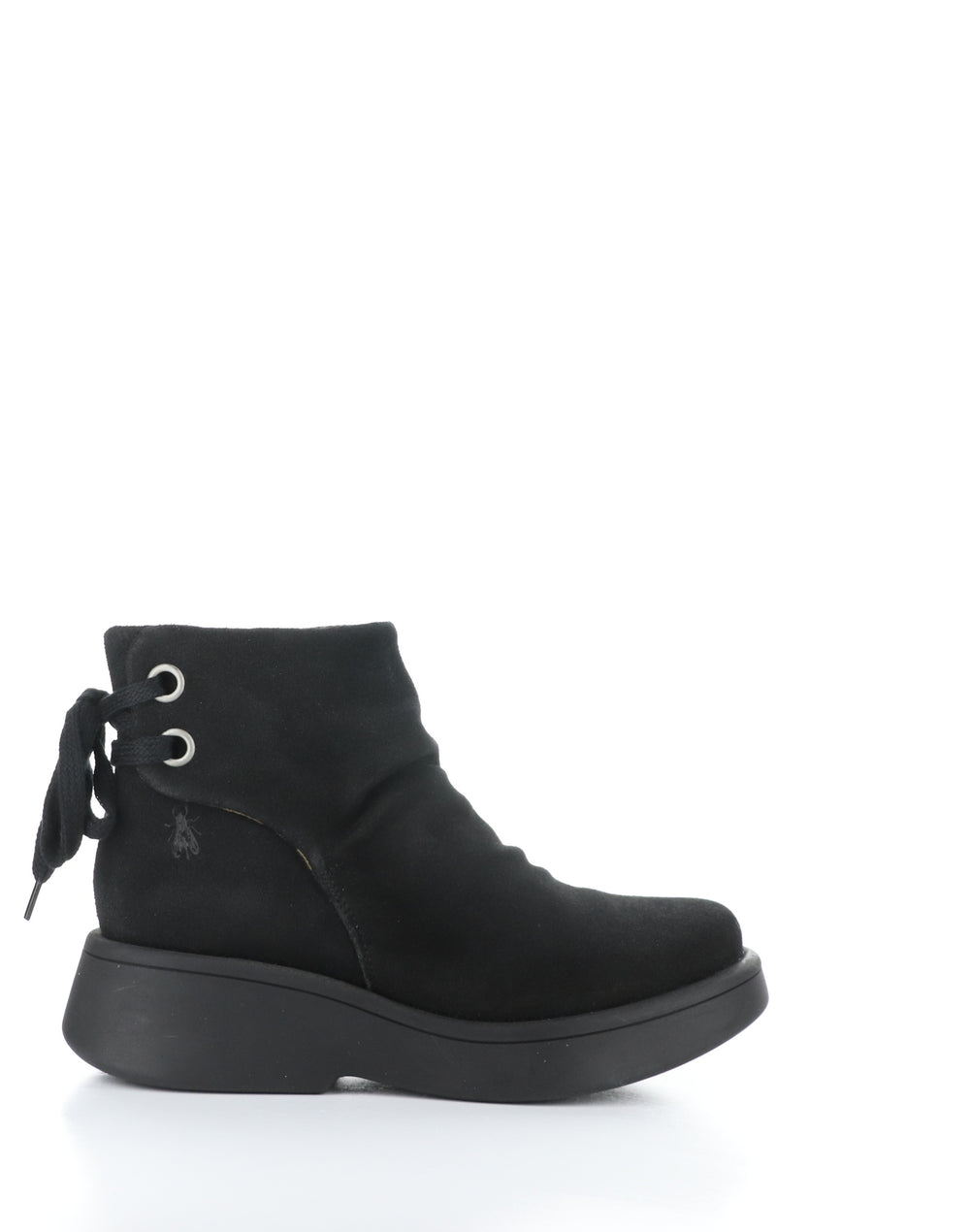 MEBS189FLY BLACK Round Toe Boots