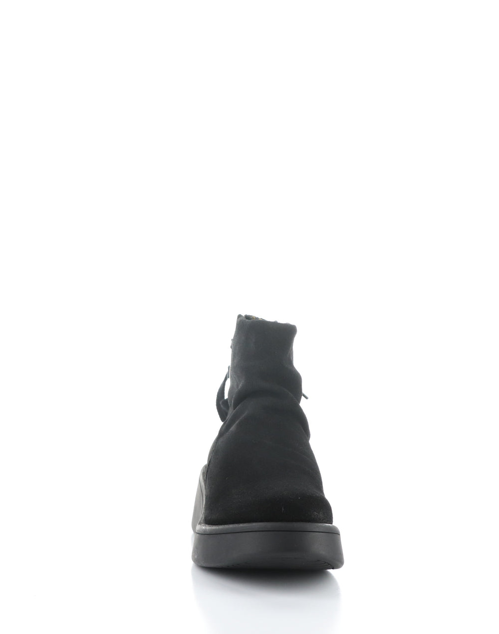 MEBS189FLY BLACK Round Toe Boots