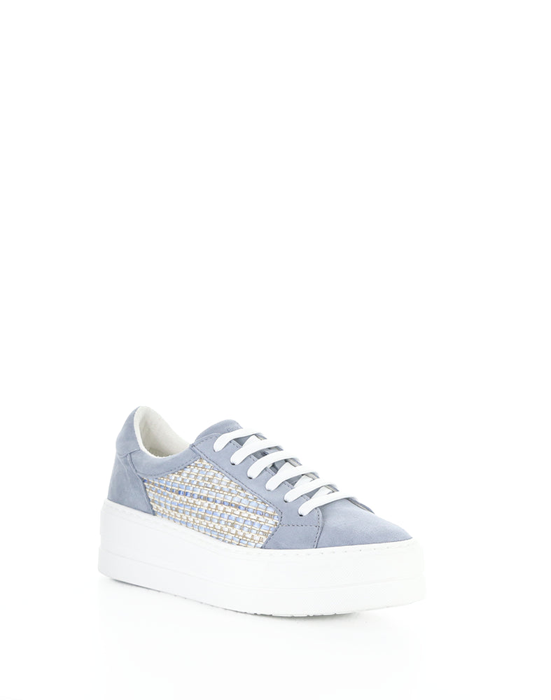 Mera Smoke Ante Suede/Raffia