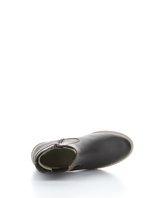 Mercy Wool Espresso Saddle Leather