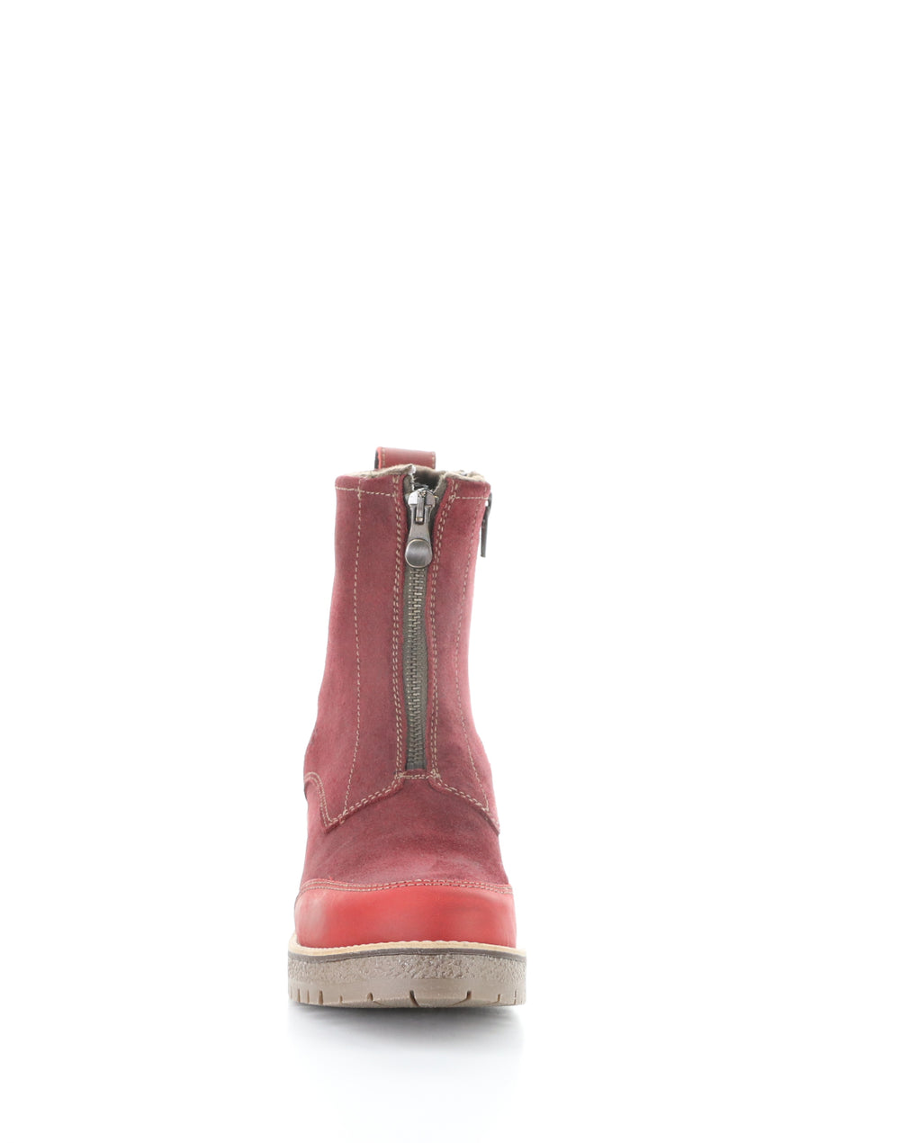 Munro Red/Sangria Round Toe Boots