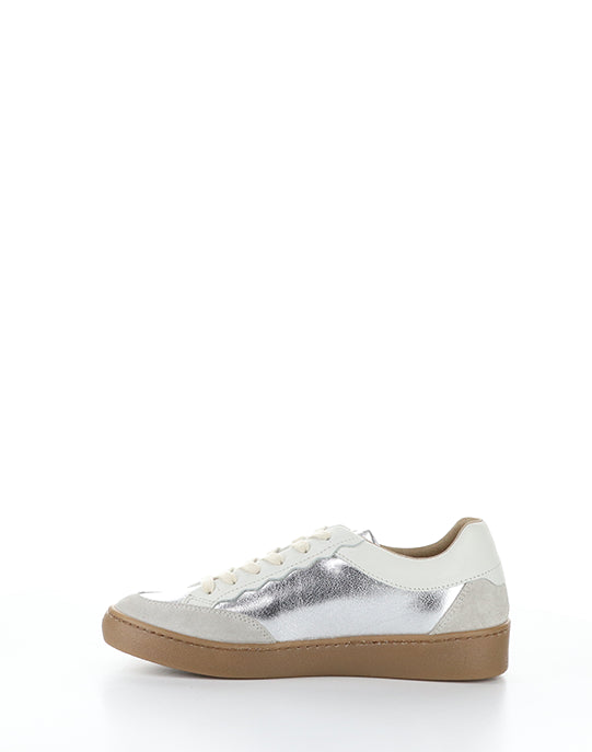 Myra Lt Grey Combo Round Toe Shoes