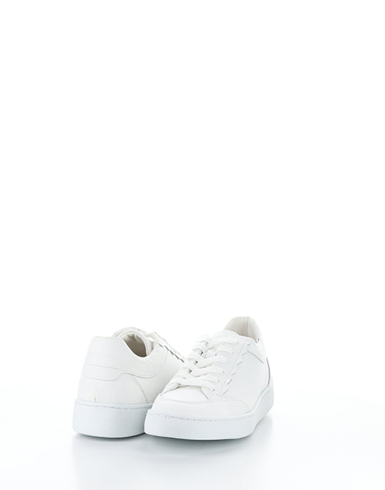 Myra White Round Toe Shoes
