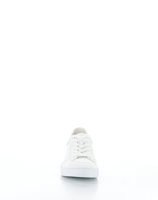 Myra White Round Toe Shoes