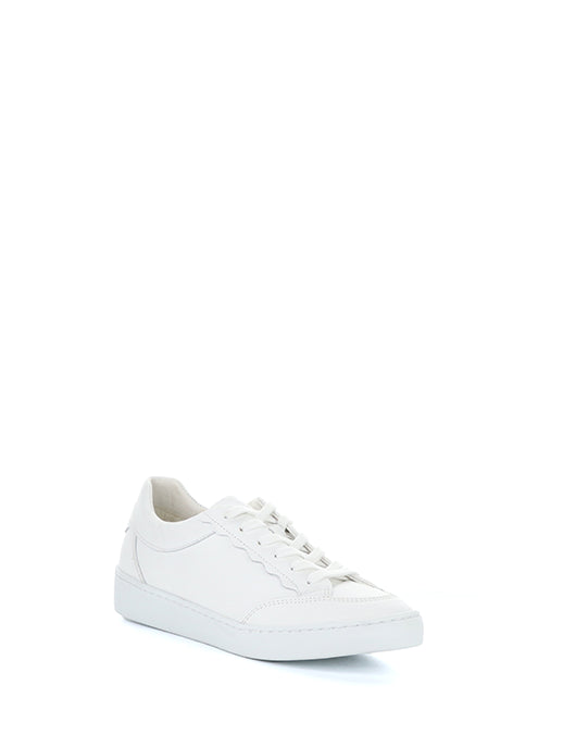 Myra White Round Toe Shoes