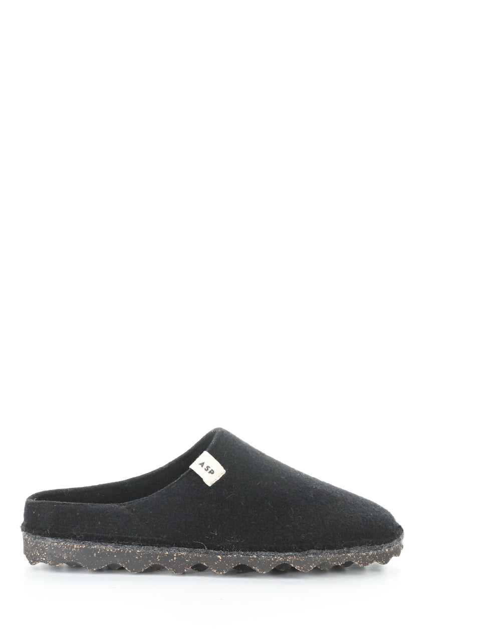 Natura306Asp 001 Black Round Toe Shoes