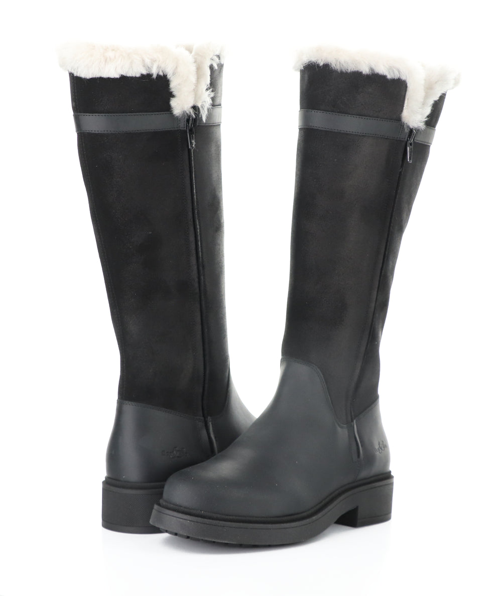 Neva Black Saddle/Suede