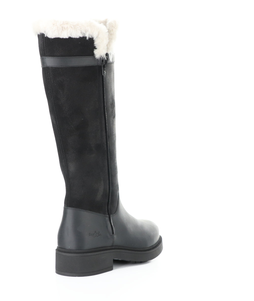 Neva Black Saddle/Suede